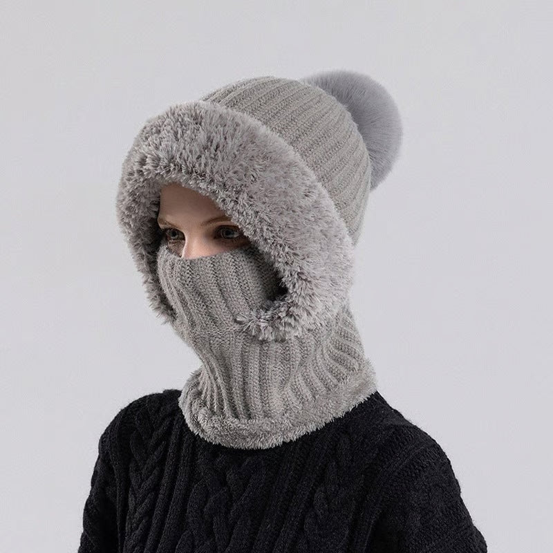 3 in 1 Cold-Proof Winter Knitted Hat