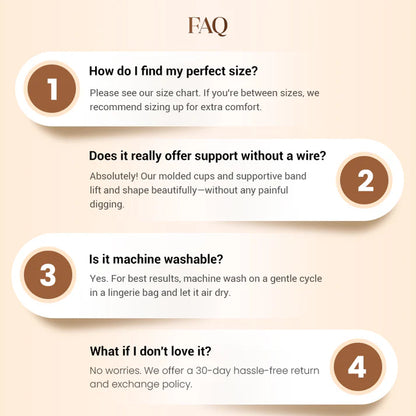 Wireless Push-Up Bras for Women – Seamless, Comfortable & Deep V Everyday Bralettes