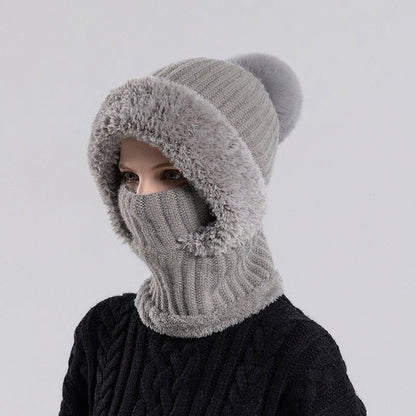 3 in 1 Cold-Proof Winter Knitted Hat