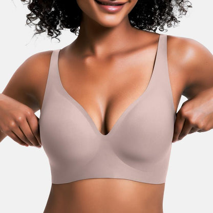 Wireless Push-Up Bras for Women – Seamless, Comfortable & Deep V Everyday Bralettes