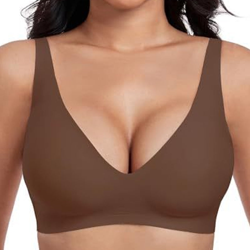Wireless Push-Up Bras for Women – Seamless, Comfortable & Deep V Everyday Bralettes