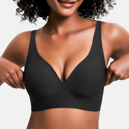 Wireless Push-Up Bras for Women – Seamless, Comfortable & Deep V Everyday Bralettes